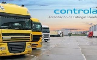 Camiones en polígono entregas planificadas