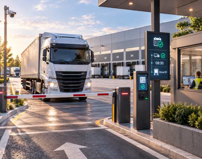 control de acceso en los centros logisticos